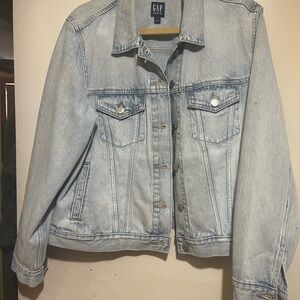 GAP Denim Jacket in Pale Blue Wash